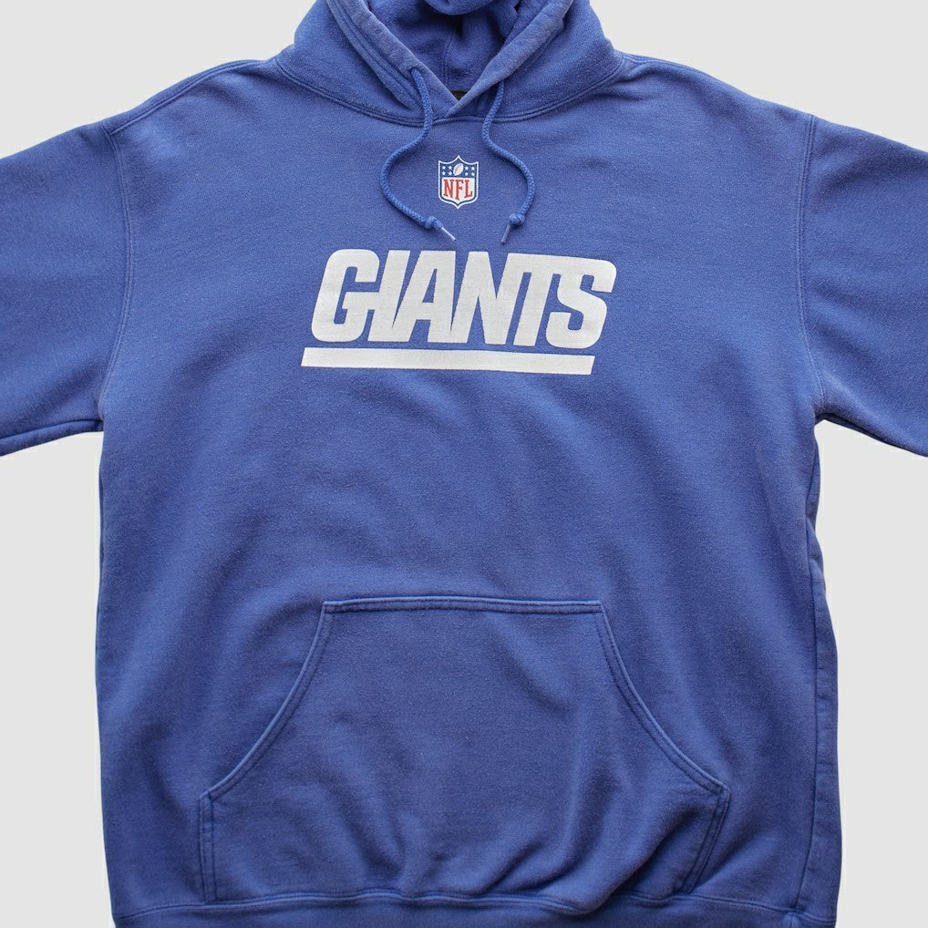 New York Giants Fanatics Reebok 2000s Hooded Pullover Sweatshirt