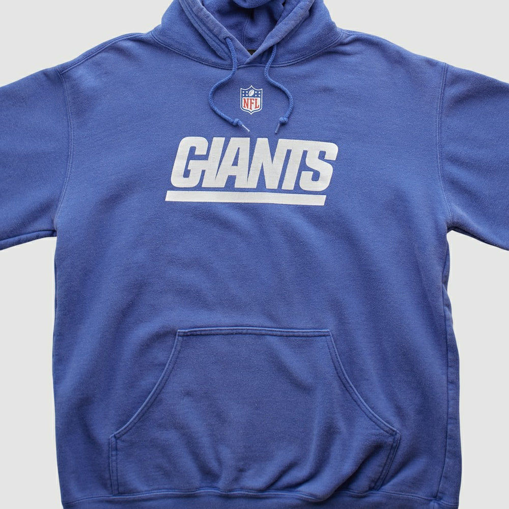 New York Giants Fanatics Reebok 2000s Hooded Pullover Sweatshirt