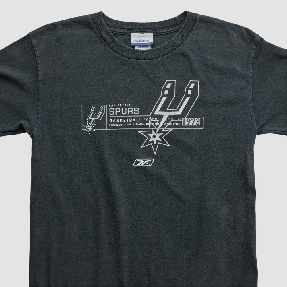 San Antonio Spurs Reebok 2000s Long Sleeve T-shirt On Sale