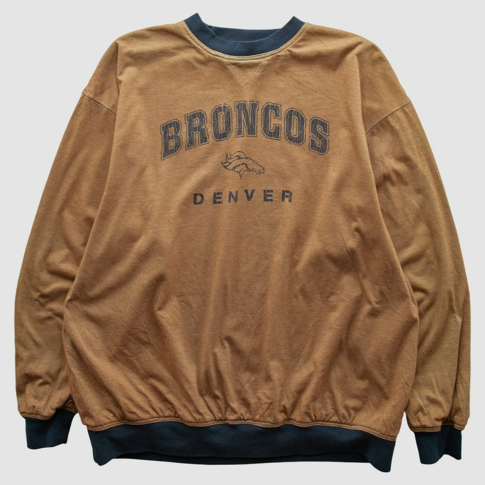Denver Broncos Fanatics 2000s Pullover Sweatshirt