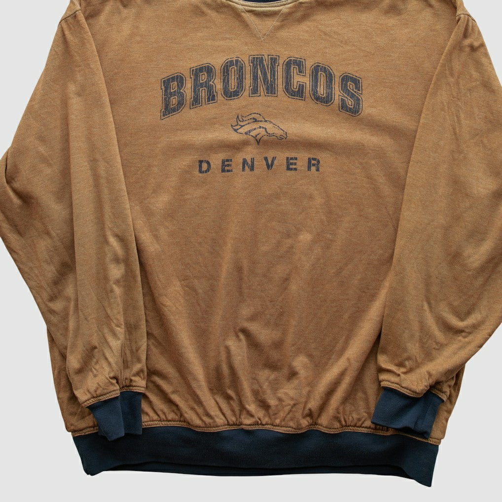 Denver Broncos Fanatics 2000s Pullover Sweatshirt