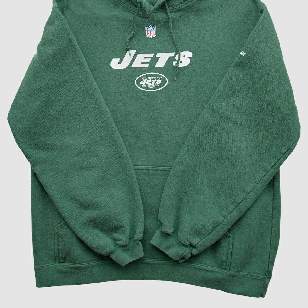 New York Jets Fanatics Reebok 2000s Hooded Pullover Sweatshirt