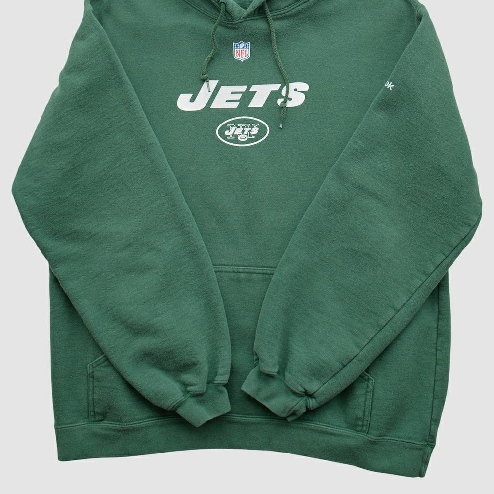 New York Jets Fanatics Reebok 2000s Hooded Pullover Sweatshirt