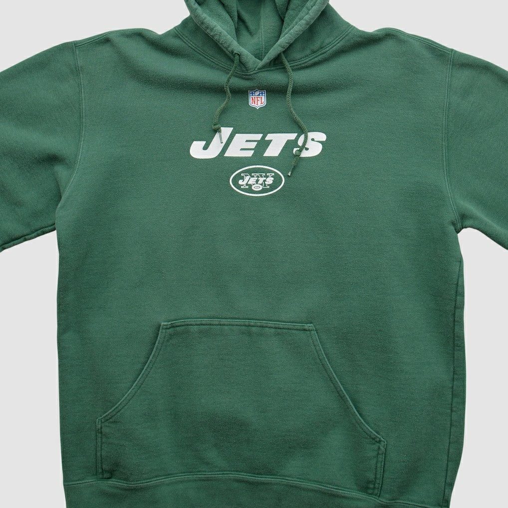 New York Jets Fanatics Reebok 2000s Hooded Pullover Sweatshirt