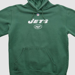 New York Jets Fanatics Reebok 2000s Hooded Pullover Sweatshirt