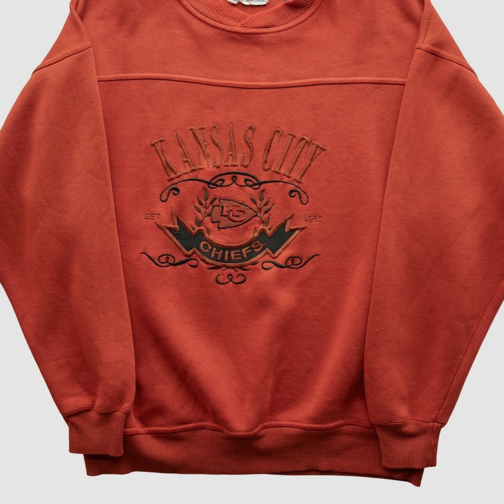 Kansas City Chiefs Fanatics Crable Sportswear 90s Pullover Sweatshirt