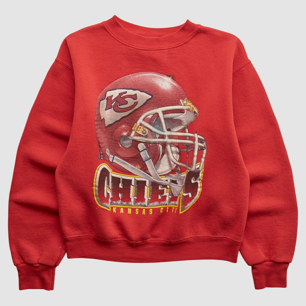 Kansas City Chiefs Fanatics Lee Apparel 90s Pullover Sweatshirt