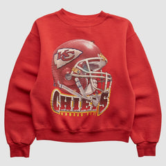 Kansas City Chiefs Fanatics Lee Apparel 90s Pullover Sweatshirt