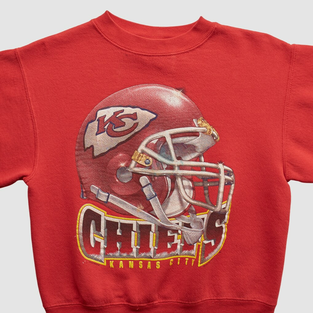 Kansas City Chiefs Fanatics Lee Apparel 90s Pullover Sweatshirt