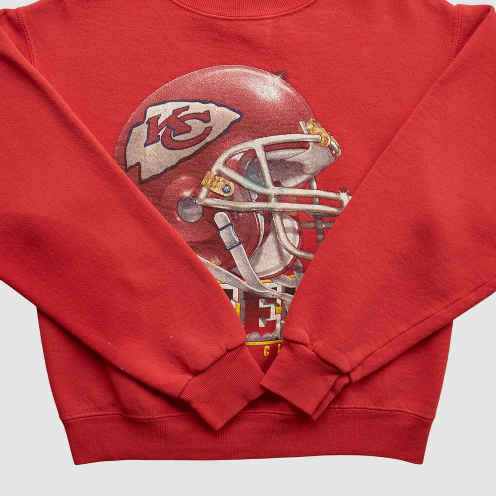 Kansas City Chiefs Fanatics Lee Apparel 90s Pullover Sweatshirt