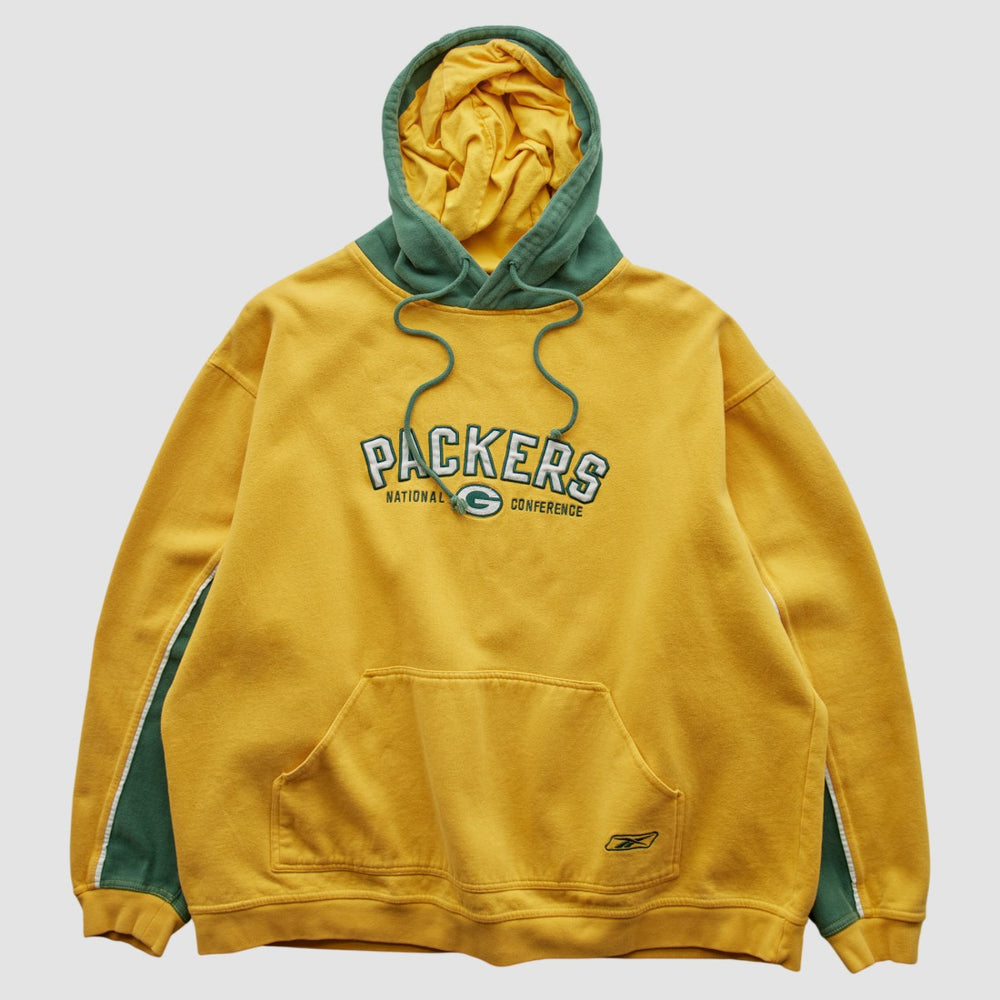 Green Bay Packers Fanatics Reebok 2000s Hooded Pullover Sweatshirt