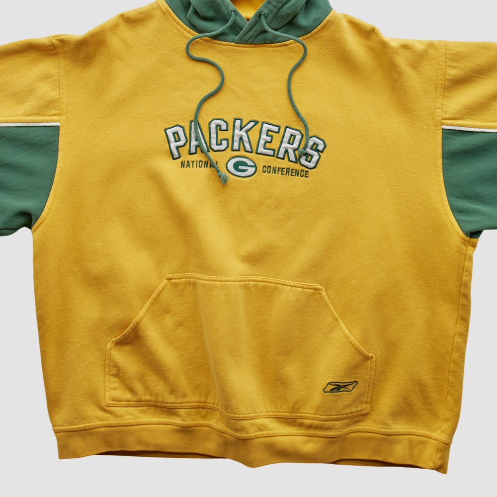 Green Bay Packers Fanatics Reebok 2000s Hooded Pullover Sweatshirt