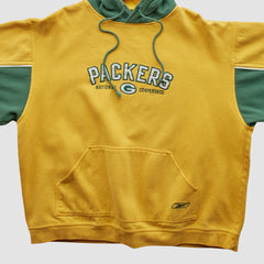 Green Bay Packers Fanatics Reebok 2000s Hooded Pullover Sweatshirt