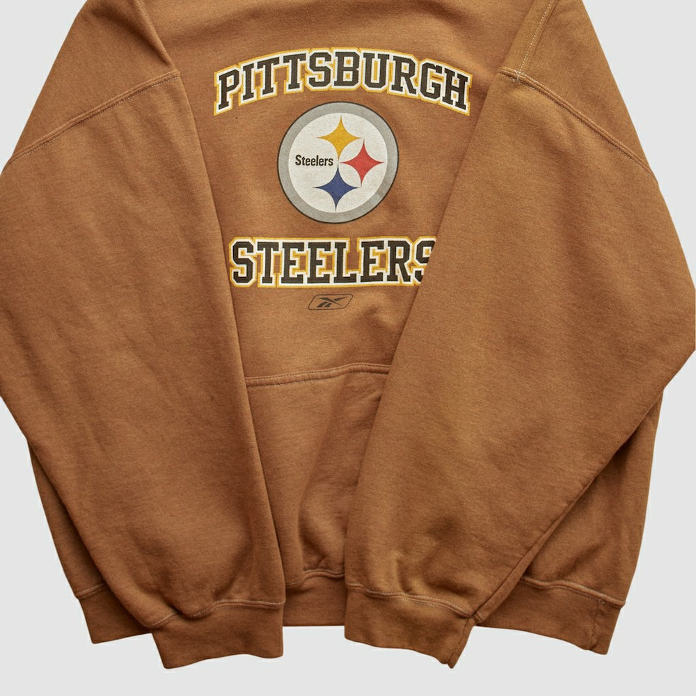 Pittsburgh Steelers Fanatics Reebok 2000s Hooded Pullover Sweatshirt