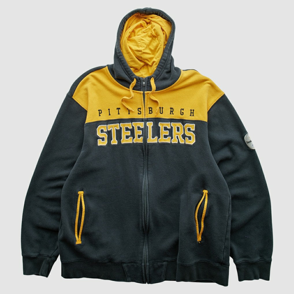 Pittsburgh Steelers Fanatics NFL 2010s Hooded Full Zip Sweatshirt