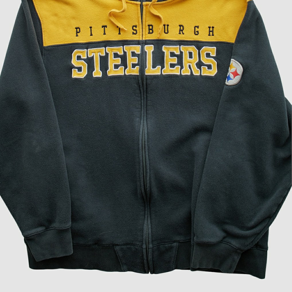 Pittsburgh Steelers Fanatics NFL 2010s Hooded Full Zip Sweatshirt