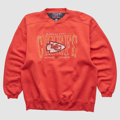 Kansas City Chiefs Fanatics Galt Sand 90s Pullover Sweatshirt