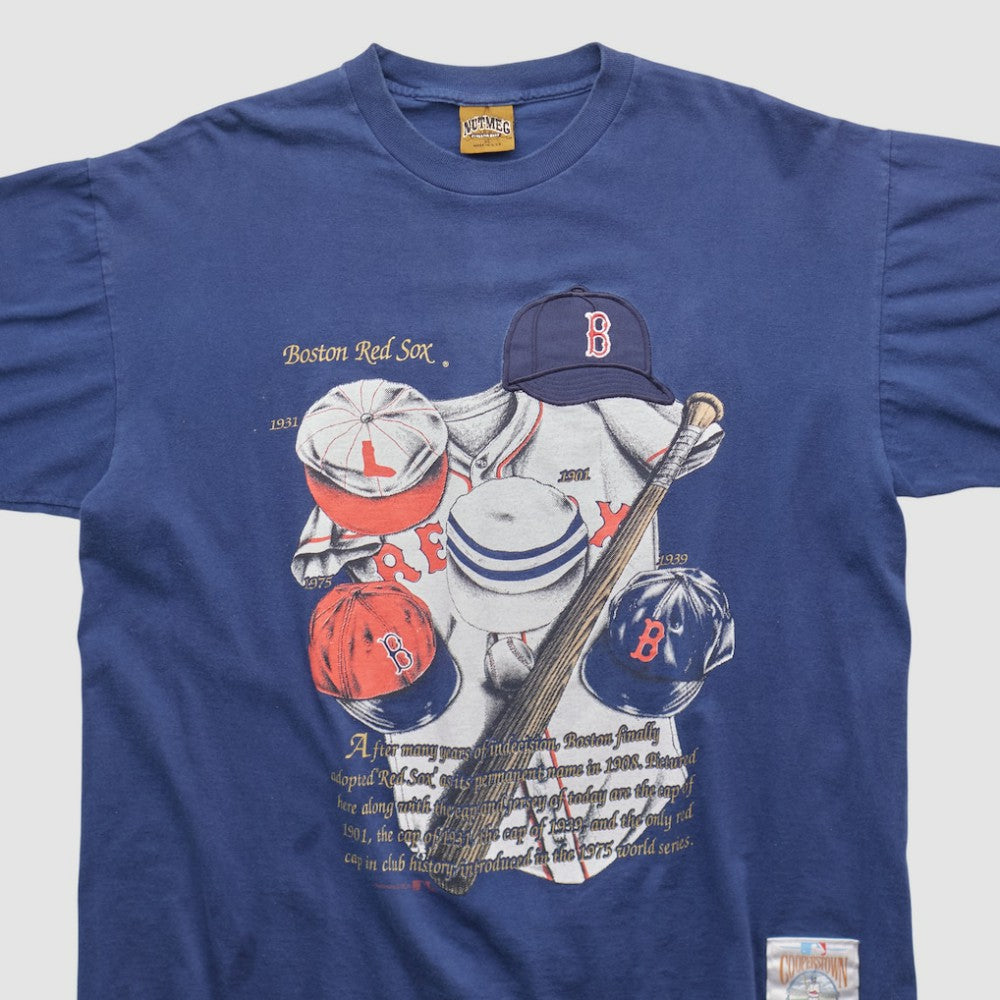 Boston Red Sox Nutmeg Mills 90s T-shirt | MLB On Sale