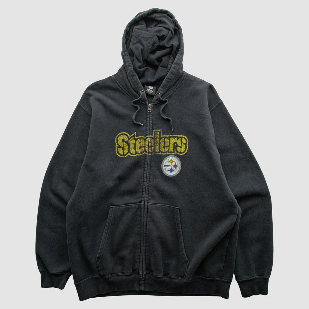 Pittsburgh Steelers Fanatics NFL 2010s Hooded Full Zip Sweatshirt