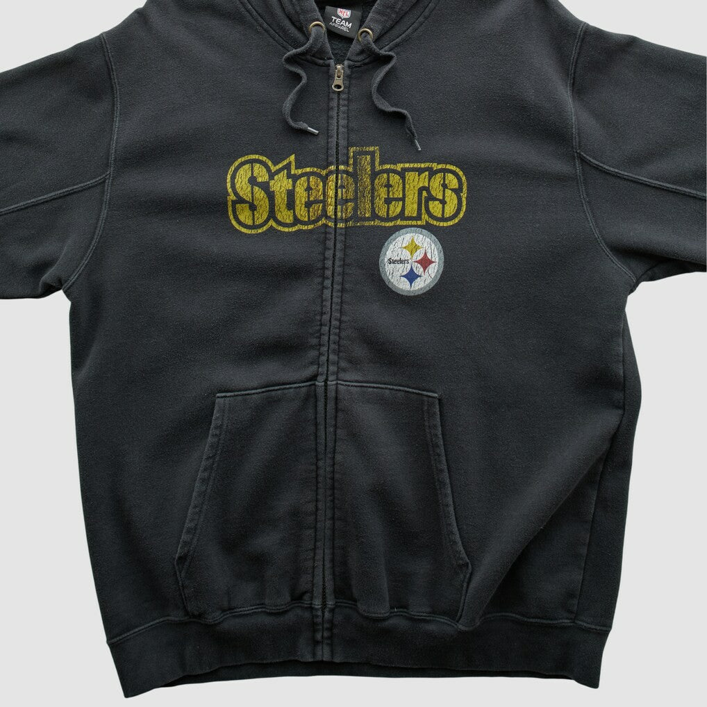 Pittsburgh Steelers Fanatics NFL 2010s Hooded Full Zip Sweatshirt