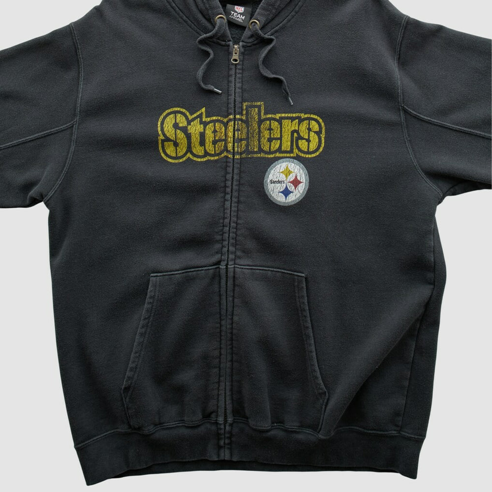 Pittsburgh Steelers Fanatics NFL 2010s Hooded Full Zip Sweatshirt