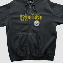 Pittsburgh Steelers Fanatics NFL 2010s Hooded Full Zip Sweatshirt
