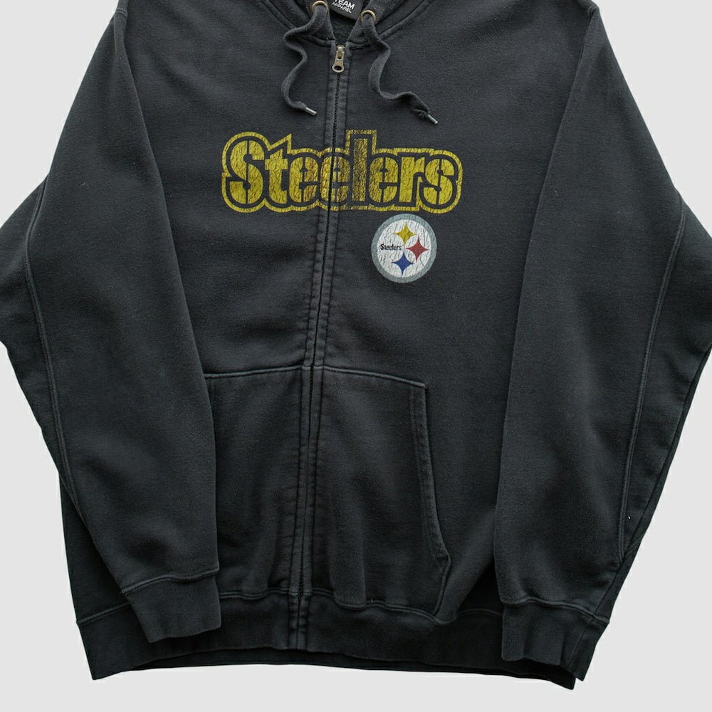 Pittsburgh Steelers Fanatics NFL 2010s Hooded Full Zip Sweatshirt