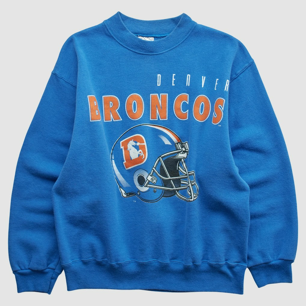 Denver Broncos Fanatics Hanes 90s Pullover Sweatshirt