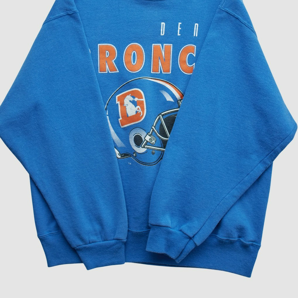 Denver Broncos Fanatics Hanes 90s Pullover Sweatshirt