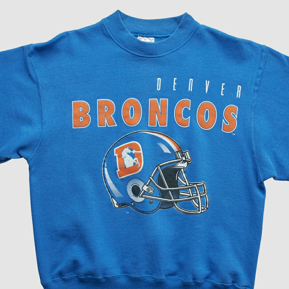 Denver Broncos Fanatics Hanes 90s Pullover Sweatshirt