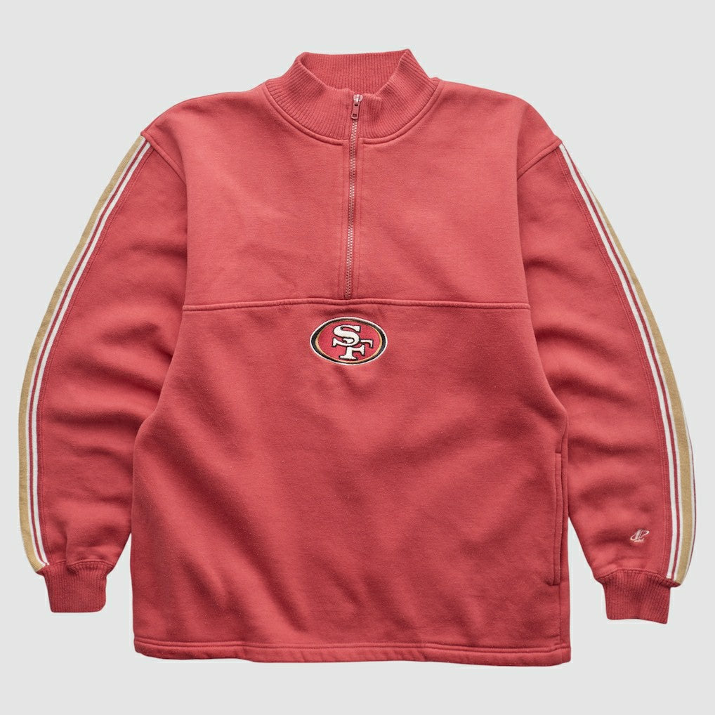 San Francisco 49ers Fanatics NFL 2000s 1/4 Zip Sweatshirt