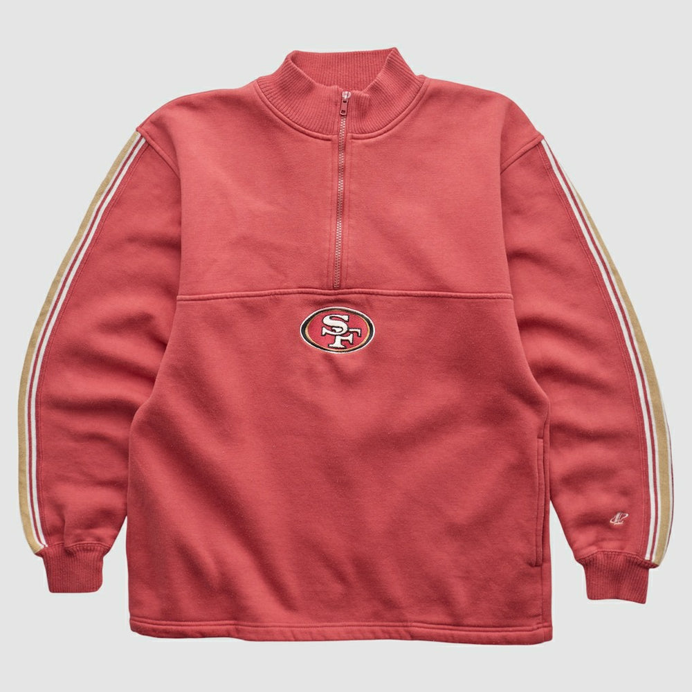 San Francisco 49ers Fanatics NFL 2000s 1/4 Zip Sweatshirt