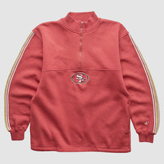 San Francisco 49ers Fanatics NFL 2000s 1/4 Zip Sweatshirt