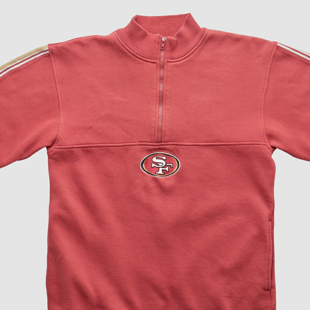 San Francisco 49ers Fanatics NFL 2000s 1/4 Zip Sweatshirt