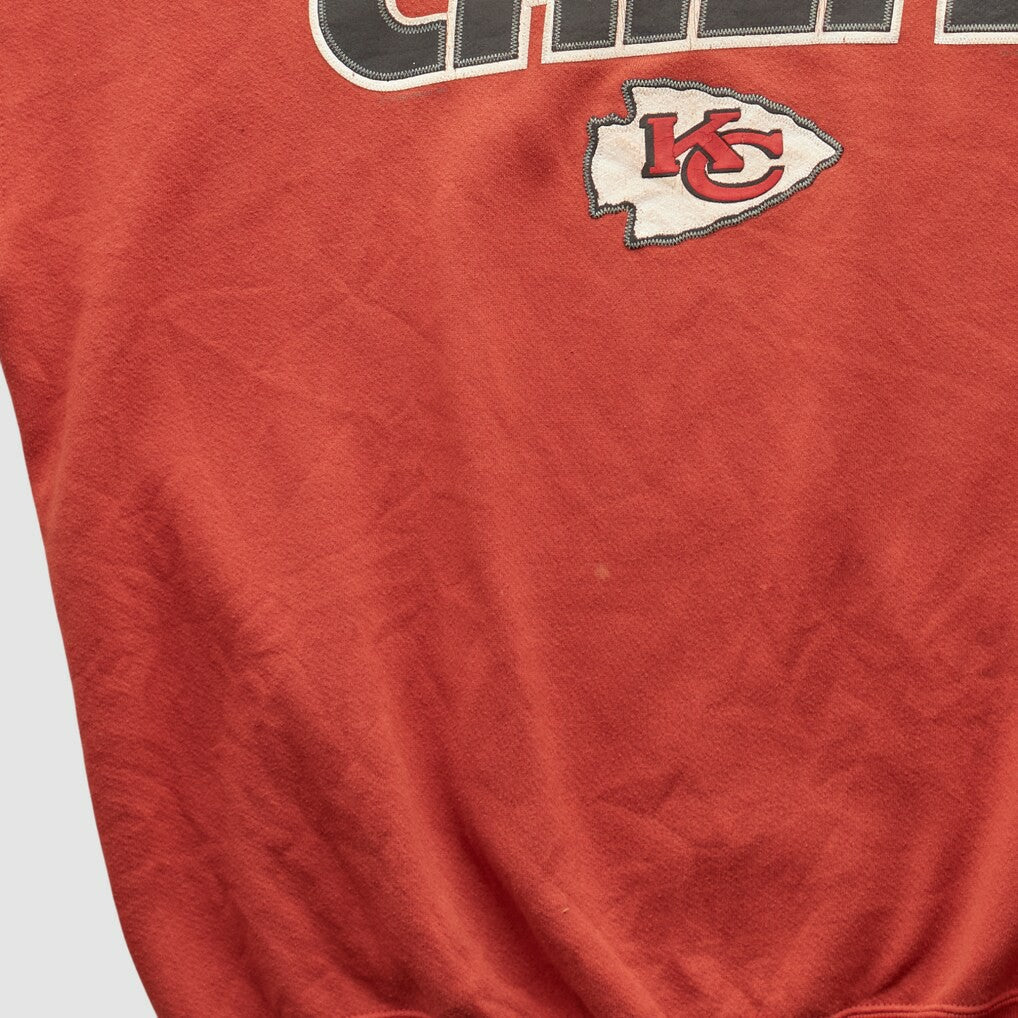 Kansas City Chiefs Fanatics Lee Sport 2000s Pullover Sweatshirt