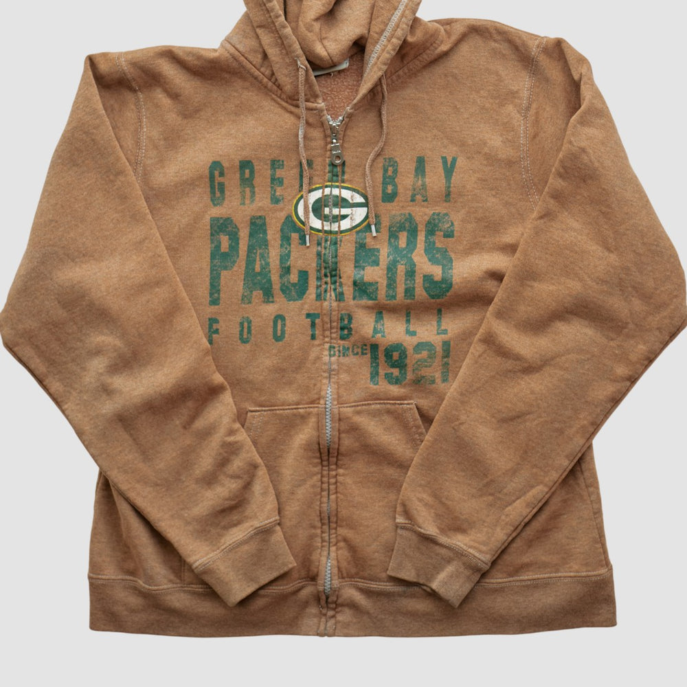 Green Bay Packers Fanatics NFL 2000s Hooded Full Zip Sweatshirt