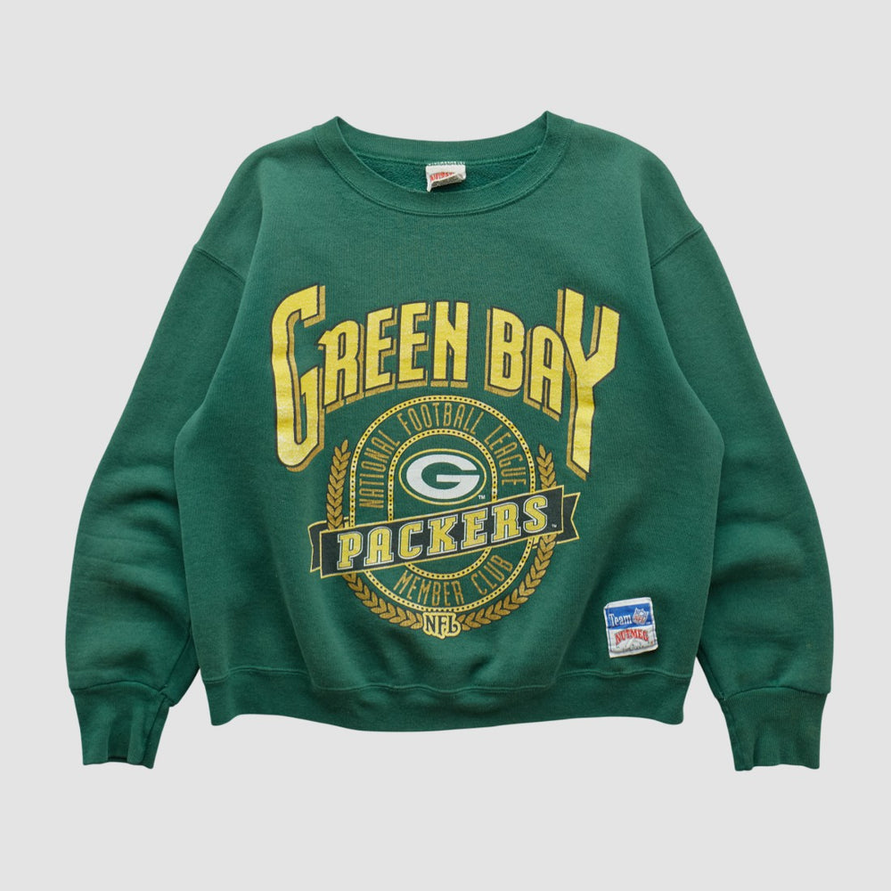 Green Bay Packers Fanatics Nutmeg Mills 90s Sweatshirt