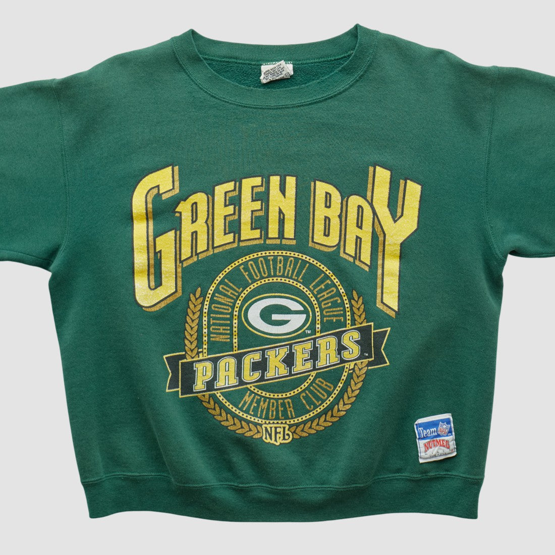 Green Bay Packers Fanatics Nutmeg Mills 90s Sweatshirt