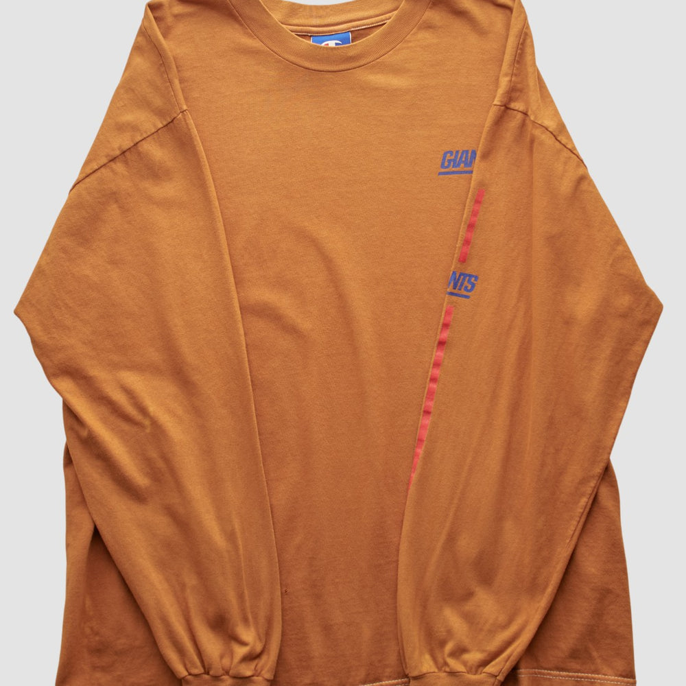 New York Giants Fanatics Champion 2000s Long Sleeve T-shirt