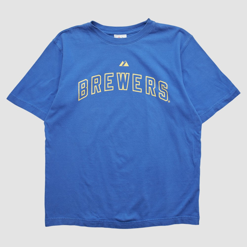 Milwaukee Brewers Majestic 2000s T-shirt | MLB New