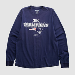 New England Patriots Fanatics Reebok 2000s Long Sleeve T-shirt