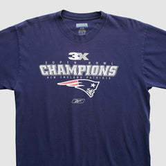 New England Patriots Fanatics Reebok 2000s Long Sleeve T-shirt