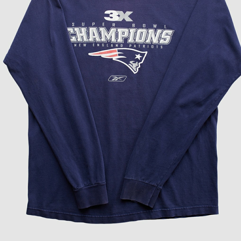New England Patriots Fanatics Reebok 2000s Long Sleeve T-shirt