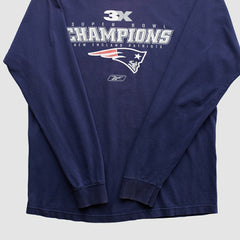 New England Patriots Fanatics Reebok 2000s Long Sleeve T-shirt