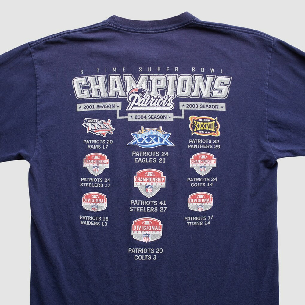 New England Patriots Fanatics Reebok 2000s Long Sleeve T-shirt