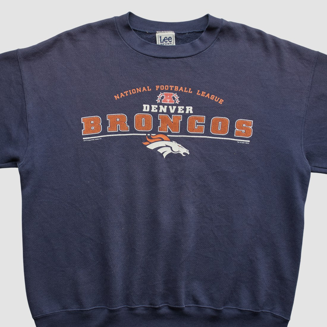 Denver Broncos Fanatics Lee Apparel 2001 Pullover Sweatshirt