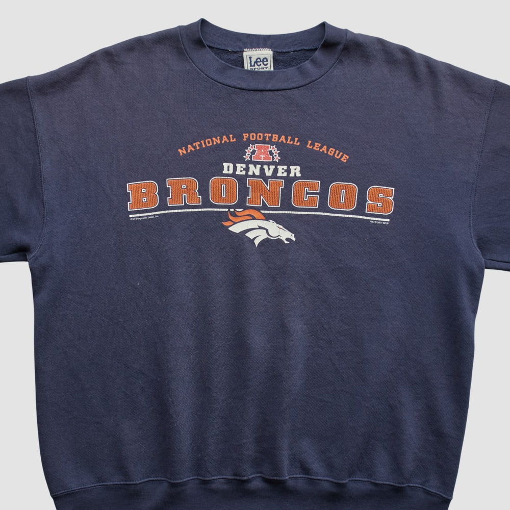 Denver Broncos Fanatics Lee Apparel 2001 Pullover Sweatshirt