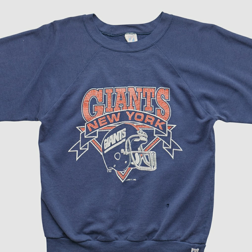 New York Giants Fanatics Logo Athletic 90s Pullover Sweatshirt