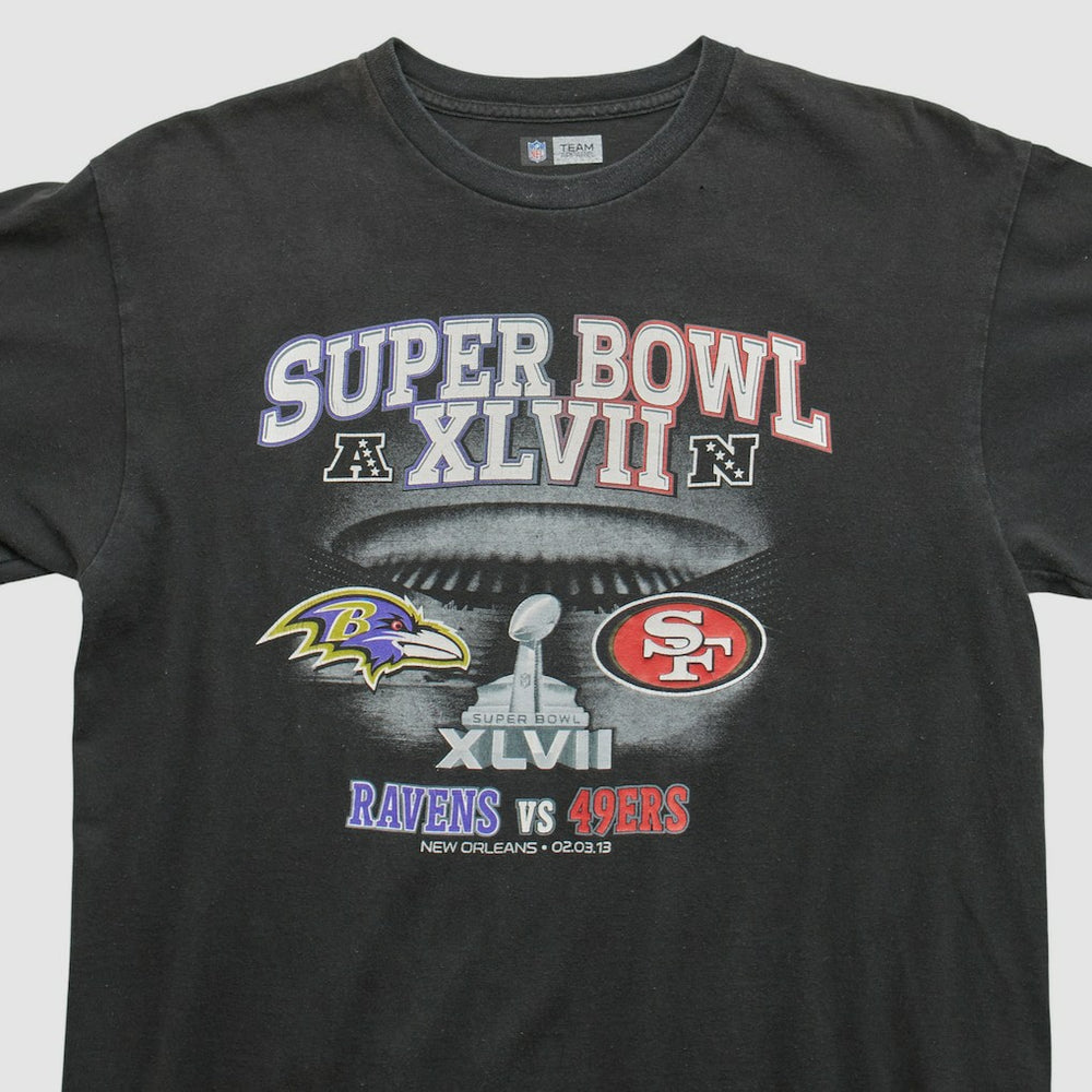 Baltimore Ravens Fanatics Superbowl XLVII NFL 2013 T-shirt