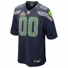 Seattle Seahawks Nike Super Bowl LX Patch Custom Game Jersey